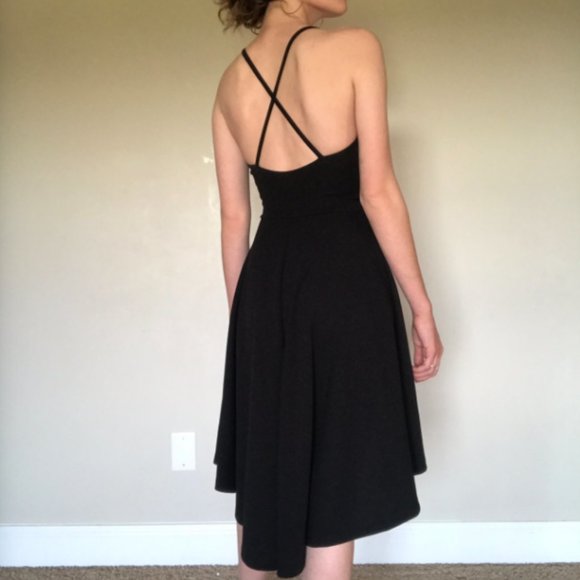 Black high low formal dress - Picture 2 of 4